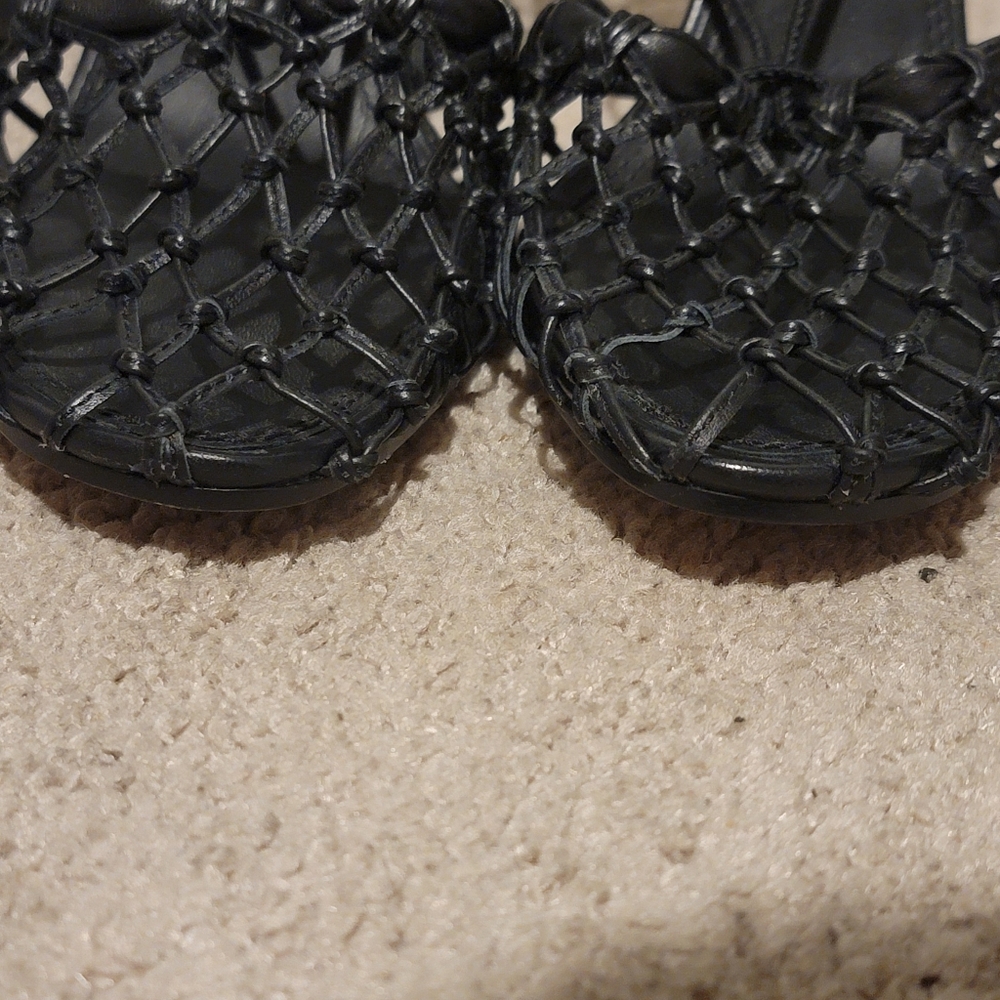 Tory Burch Helena Mesh Lace Pump Black Size 11 - Picture 9 of 12